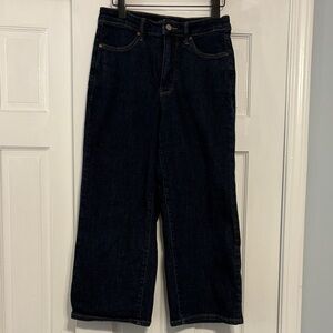Judy Blue Dark Blue Wide-Leg Jeans size 28